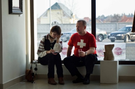 На вернісажі